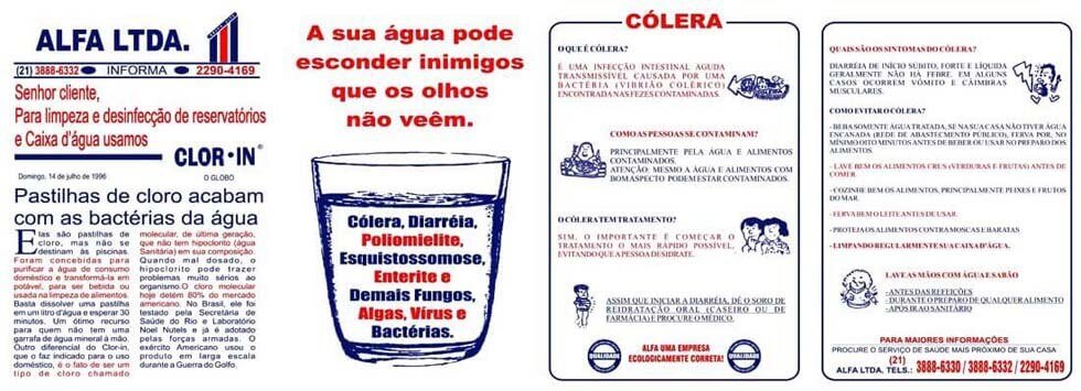 Contaminação por colera e outros