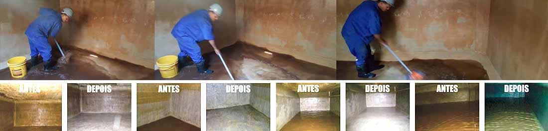 Limpeza de caixa de agua